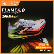 【361 Degrees】Flame 4.0 | Unisex Carbon Plate Running Shoes - Professional Elite Marathon Racing Spor