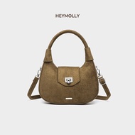 HEYMOLLY ROXY – Classic Velvet Women Crossbody Sling Bag PU Leather Beg Tangan Wanita Kulit Baldu PU