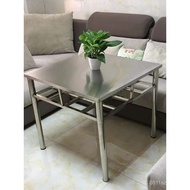 Square Table Grilling Table Stand Baxian Folding 8V304 Square Household Snack Food Writing Stainless
