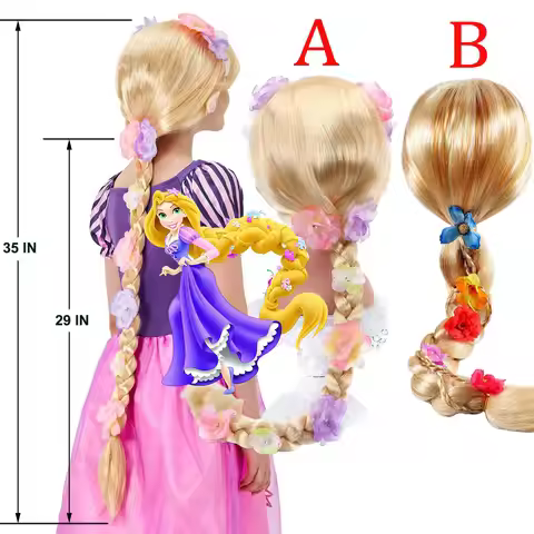 Disney Tangled Princess Rapunzel Headwear Costume Play 2025 Carnival Halloween Fairy Tale Rapunzel D