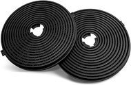 KICHPOWER Replacement Charcoal Filter for Cooker Hood Activated Carbon Filters 2 Pack for 60cm Teles
