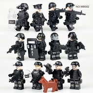 Random 1pcs Swat Minifigures Toy Building Kit Toys Building Blocks Military Figure Soldier Building Blocks Kids Toy Toys For Boys Girls Compatible With All Brands