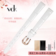 สายนาฬิกาหนังแท้ขนาดเล็กเหมาะสำหรับ JULIUS Fila สร้อยผู้หญิงแบบบางสไตล์ INS Armani Lee