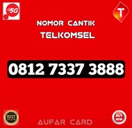 Nomor Cantik Telkomsel Hoki 888 Super 7337 3888 Triple 888 Super Simpati