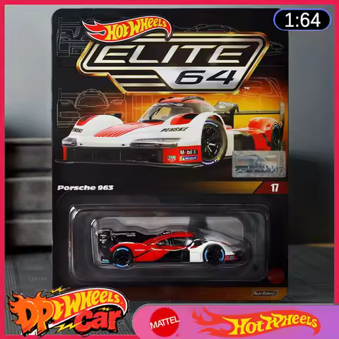 Mattel Hot Wheels Elite 64 Series Porsche 963 1:64 Scale Collectible Model Car