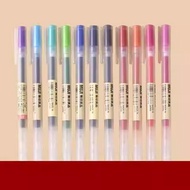 Japanese Stationery MUJI MUJI Pen Student Exam Gel Ink Pen0.38/0.5mm Color Gel Pen