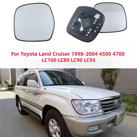 For Toyota Land Cruiser 1998-2004 4500 4700 LC100 LC80 LC90 LC95 Vue Grand Angle, Heated The Rearvie