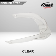 BEST OSBE UNIVERSAL HELMET SPOILER FOR ALL TYPES OF AGV RSV HELMETS FREE BOLTS AND NUTS FOR RSV/SPOL