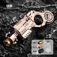 new EDC Metal Multi Playability Ratchet Flip Antistress Toy Gun Ejection Shell Stress Relief Fidget