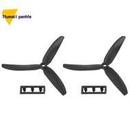 1 pair 5030 3-Blades Direct Drive Propeller Prop CW/CCW for RC Airplane Aircraft (Black)