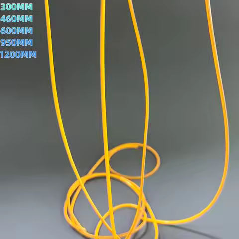 1pc LED Flexible Filament 24V 300MM 460MM 600MM 1200MM 360 degree FPC Soft Light 2200K Golden Yellow