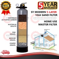 SY MODERN 5-LAYER OUTDOOR MASTER WATER FILTER SAND FILTER WITH ACTIVATED CARBON ZEOLITE FILTER BATU PASIR