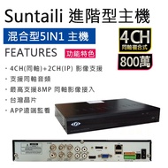 [8MP 4K] 4ch XVR Hybrid Video Recorder, Support Maximum 8MP, AI Car Detection, APP Remote Monitoring