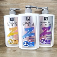Romano Men's Body Wash X3 Clean Refreshing Wash Deodorant Young Series Men's Body Wash Clean Fragran