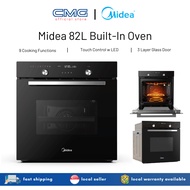 Midea 82L Buil-In Oven 60cm (MBI-N5M90-SG) - 9 Cooking Functions, Touch Control, 3 Layer Glass Door