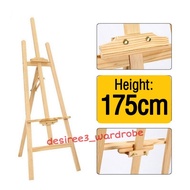 Msia Ready Stock🔥 Pine Wood Easel Stand 175cm Art Sketch Drawing Stand