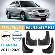 4PCS For Hyundai Elantra 2011-2020 Fender Mudguard Mud Flaps Guard Splash Flap Car Accessories