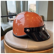 YoHa Retro Style Half Helmet หมวกกันน็อคสุดเท่สำหรับมอเตอร์ไซค์ไฟฟ้าที่ได้รับการรับรองมาตรฐานจีน 3C 