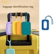 Picbliss Silicone Address Tages Name Tages Airplanes Luggage Tages for Suitcase Travel Essential Cru
