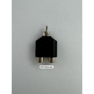 Black RCA to RCA Jack Connector - RCA to RCA Jack Connector