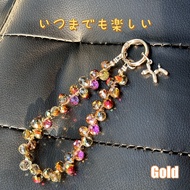 Phone Strap Charm Manik Beads Kristal Phone String Tali Gantungan HP Kamera Handphone Kunci