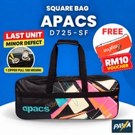 APACS D-725 Double Compartment Square Badminton Bag MINOR DEFECT (Free 1 Maxbolt Racquet Soft Cover)