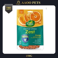 [AAOO Pets] Happi Doggy Zest Orange - Dental Chew / Dog Treats (150G)