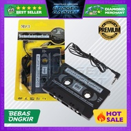 KONVERTER KASET TAPE MOBIL KE 3.5MM AUX