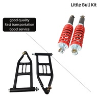 340mm Front Suspension Swingarm Kit Upper/Lower Suspension Shock Swing Arm Assembly with Steering St