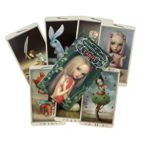 Nicoletta Ceccoli Tarot Cards Divination Deck English Versions Edition Oracle Board Playing Game For