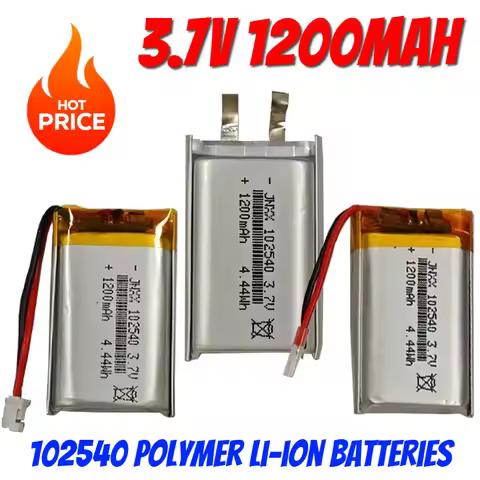 1200mAh Polymer Batteries 3.7V Lipo102540 Lithium battery for Gps Locator Mp3/Mp4 Medical Beauty Equ