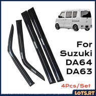 4Pcs/Set Rain Visor for Suzuki Every DA64V and DA64W DA17 Van Wagon Suzuki DA64v Accessories