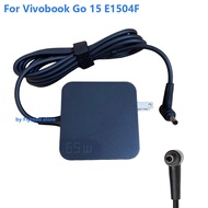 ASUS 19V 3.42A 4.5*3.0mm Adapter For Vivobook Go 15 E1504F E1504FA Laptop Power Charger