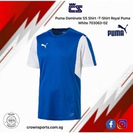 Puma Dominate SS Shirt -T-Shirt Royal Puma White 703063-02