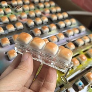 GAOXI75BK Fidget Keychain, Caramel Bread Design Keycap Finger Keyboard Cap,  Keys Button Pass The Ti