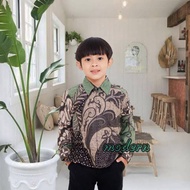 Kemeja Batik Anak Lengan Panjang Usia 1-13 Tahun Kemeja Batik Anak Laki Laki Terbaru Kemeja Batik An