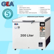 PROMOO!! FREEZER BOX GEA AB 208 R 200 Liter TERBARU PROMO MURAH