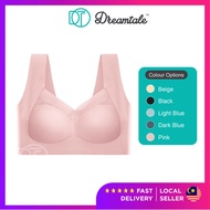 Dreamtale Women Bra Solid Singlet Bra Seamless Bra Breathable Wireless Push Up Bra Coli Wanita Baju 