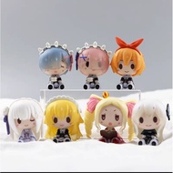 READY STOCK ♥️REZERO KOTAK KEJUTAN ✨️Rezero Figure model Blind Box (REZERO🌟FIGURE) 5CM