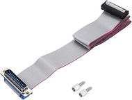 uxcell 26Pin IDC Wire Flat Ribbon Cable DB25 Male to FC-26 Female Connector 2.54mm Pitch 50cm Length