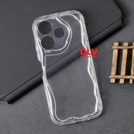 REDMI 13 4G REDMI 13X REDMI 13C CASE MELTING WAVY CLEAR CASE REDMI 13 4G REDMI 13X REDMI 13C G01