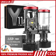 UNIQUE 2Pcs Mini Projector Y6D Y7D Y8D Y11 H4 80/90/100/120 watt Original Import Super Bright 12-24 