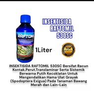 INSEKTISIDA RAFTOMIL 1 LITER B.A 3 /Abamectin /Asefat/Metomil/Racun Kontak Hama Tumbuhan