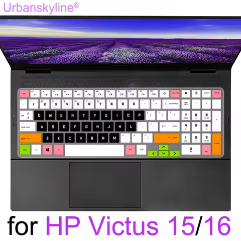 Keyboard Cover for HP Victus 15 16 15.6 16.1 inch 15t 15z 16-d Gaming Laptop Protector Skin Case Sil