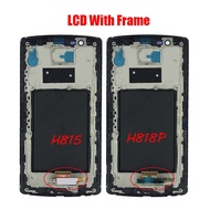 For LG G4 Dual H818 H818N LCD screen assembly with front case touch glass,For LG G4 H815 H810 H811 H