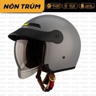 Mũ bảo hiểm xe máy 3/4 Royal M139 LUX kính âm kèm lưỡi trai kiểu dáng thời thượng chính hãng cho nam