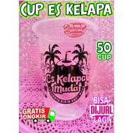 COCONUT ICE plastic cup 14oz 16oz 18oz 22oz