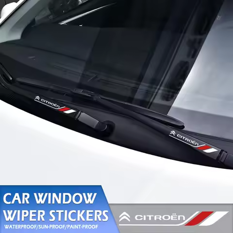 For Citroen C4 C5 C3 C2 C1 C4L C6 Picasso Car Window Wiper Stickers Sport Styling Decor Exterior Acc