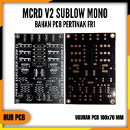 PCB Driver Power Amplifier MCRD V2 Sublow 45-90VAC 4-8 Ohm 10x7cm PA-031
