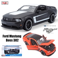 Maisto 1:24 Ford Mustang Boss 302 Alloy Vehicle Diecast Car Model Toy Collection Gift Birthday